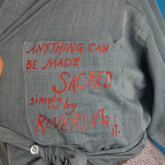 Hand Painted Button Down - Picture 5 of 5